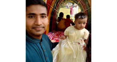 পিয়াসের শেষ বিদায়ে কাঁদল মালিপাড়া, বাবা হারা ছোট্ট মেয়ে